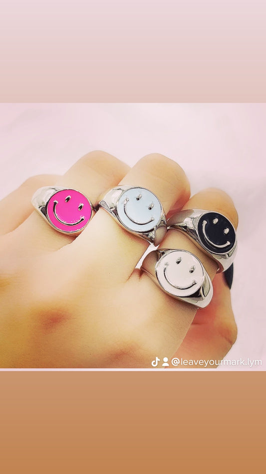 |Happy Face Rings|